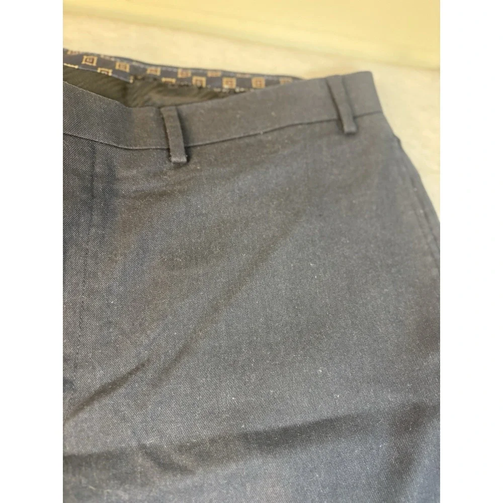 Lauren Ralph Lauren Pants 38x31 Navy Wool Trousers Preppy Flat Front Business